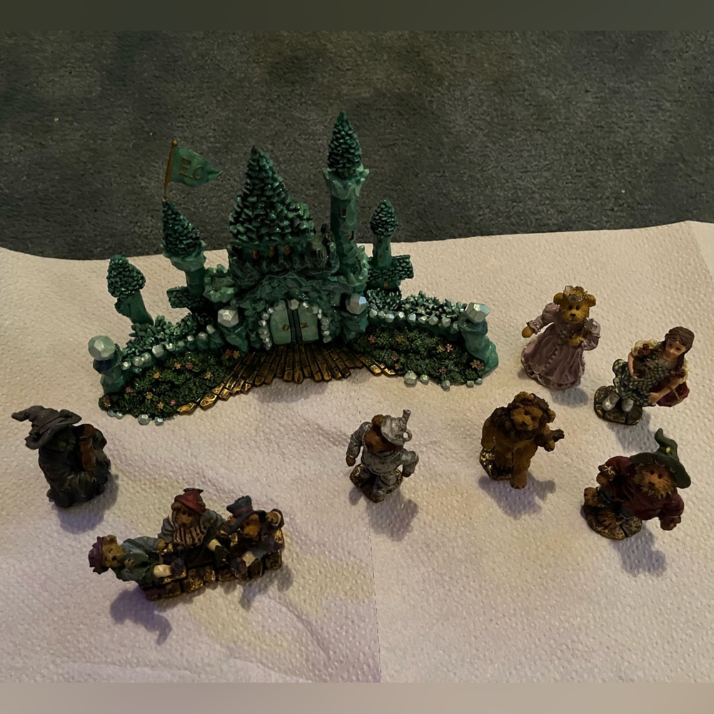 Boyds bears collectible wizard of Oz set